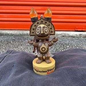 NEW Disney Parks Polynesian Village Resort Light Up Tiki God Christmas Ornament